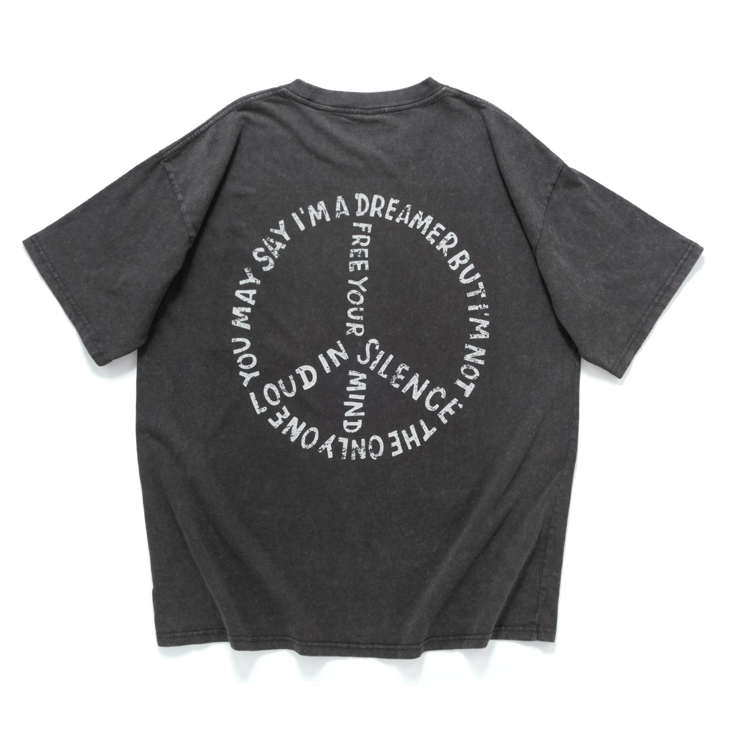 (ZT1829) Loud in Silence 圖案 Tee