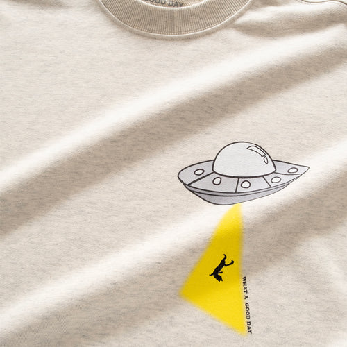 (ZW439) UFO Graphic Sweater
