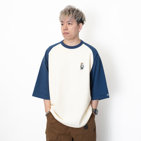 (ZT1300) Kids PJai in Blue Graphic Tee