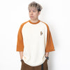 (TP1243) PJai Graphic Embroidery Raglan Tee