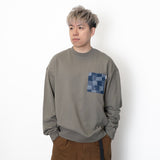 (ZW438) Skiing Graphic Embroidery Sweater