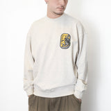 (ZW437) Canned Cat Graphic Pocket Sweater