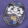 (ZT1859) Lucky Daruma Embroidery Tee