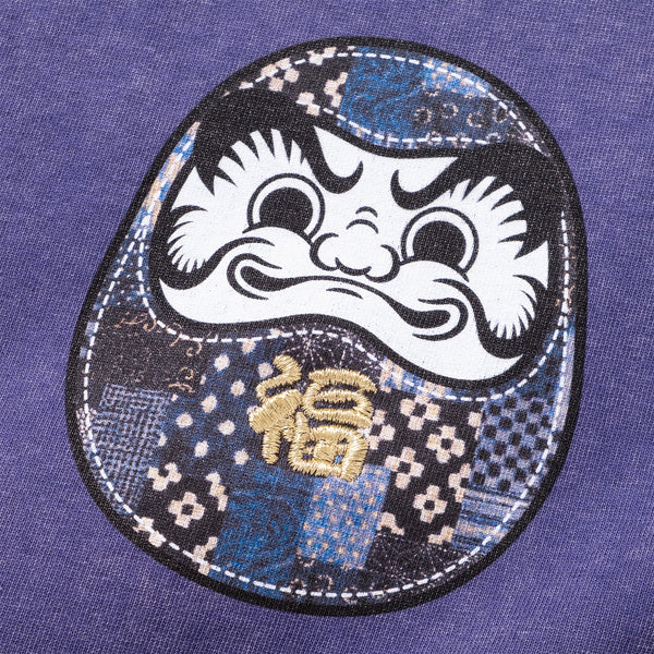 (ZT1859) Lucky Daruma Embroidery Tee