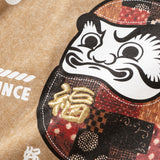 (ZT1859) Lucky Daruma Embroidery Tee