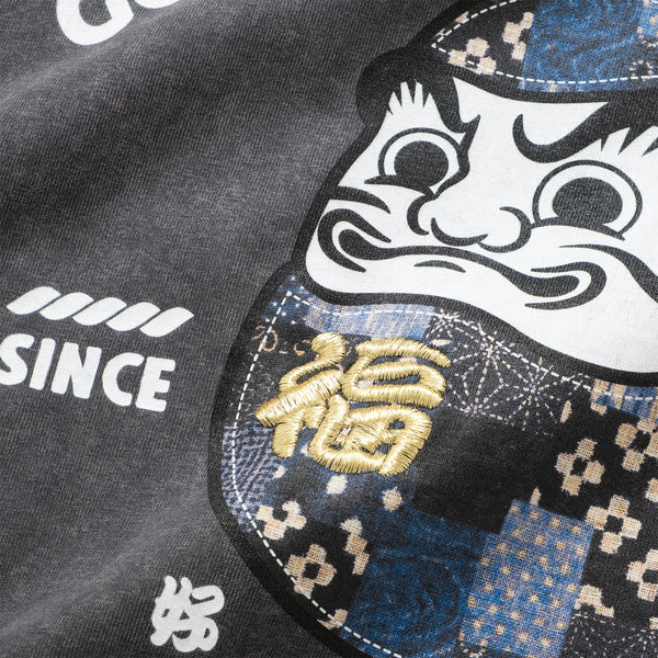 (ZT1859) Lucky Daruma Embroidery Tee