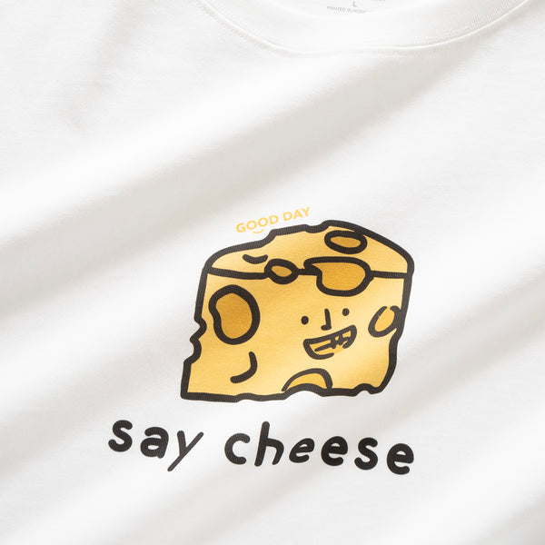 (ZT1328) Say Cheese Graphic Long Sleeve Tee