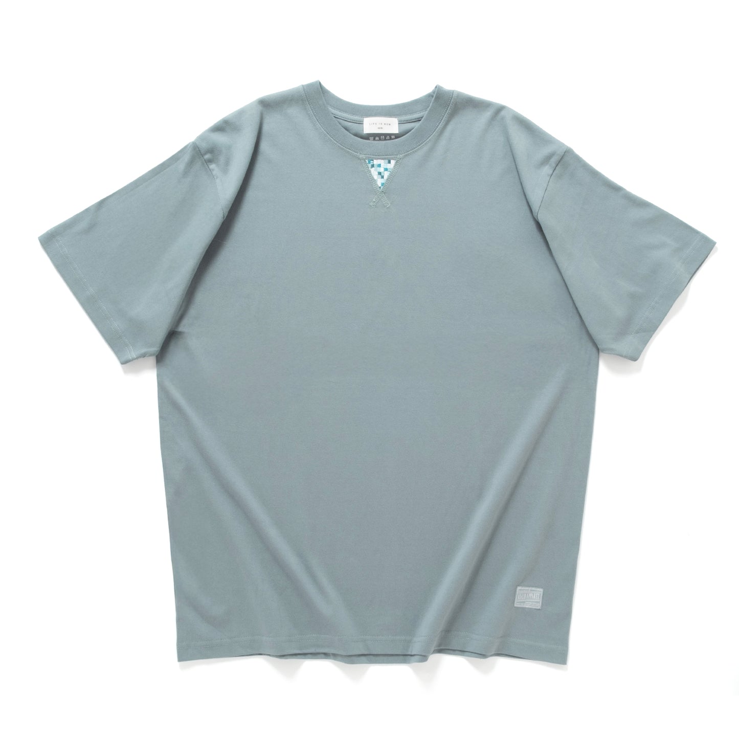 (ZT1815) Triangle Color Pixel 繡花 Tee