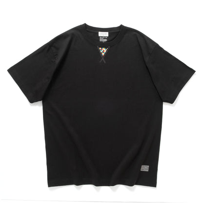 (ZT1815) Triangle Color Pixel 繡花 Tee