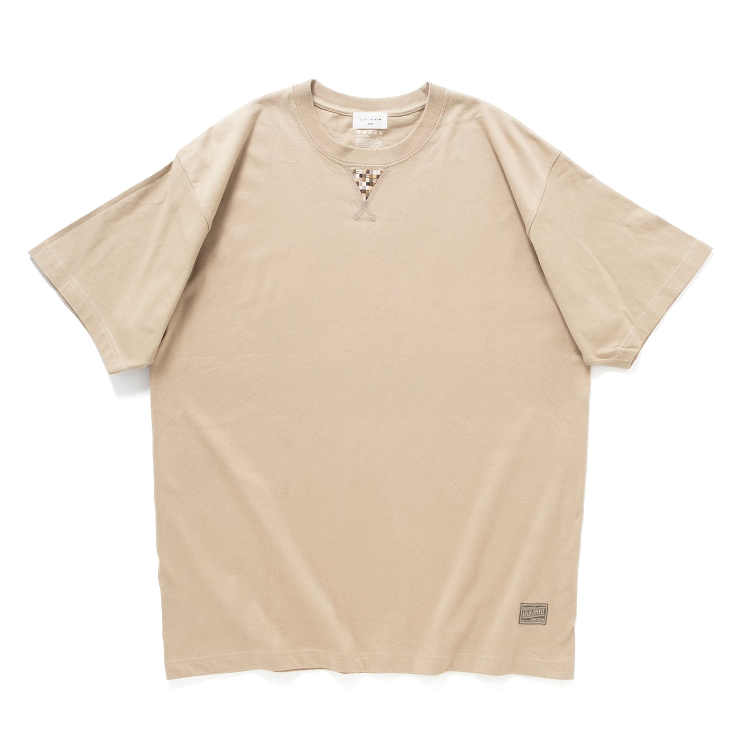 (ZT1815) Triangle Color Pixel 繡花 Tee