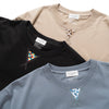 (ZT1815) Triangle Color Pixel Embroidery Tee