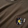 (ZT1810) Vinyl Record Embroidery Tee