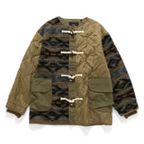 (JK369) Tribal Patchwork Quilted Jacket