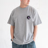 (ZT1810) Vinyl Record Embroidery Tee