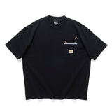 (ZT1840) Diving Woman 繡花口袋 Tee