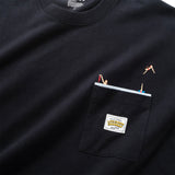(ZT1840) Diving Woman 繡花口袋 Tee