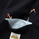 (ZT1840) Diving Woman 繡花口袋 Tee