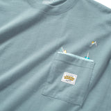 (ZT1840) Diving Woman 繡花口袋 Tee