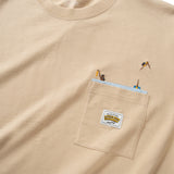 (ZT1840) Diving Woman 繡花口袋 Tee