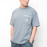 (ZT1840) Diving Woman 繡花口袋 Tee