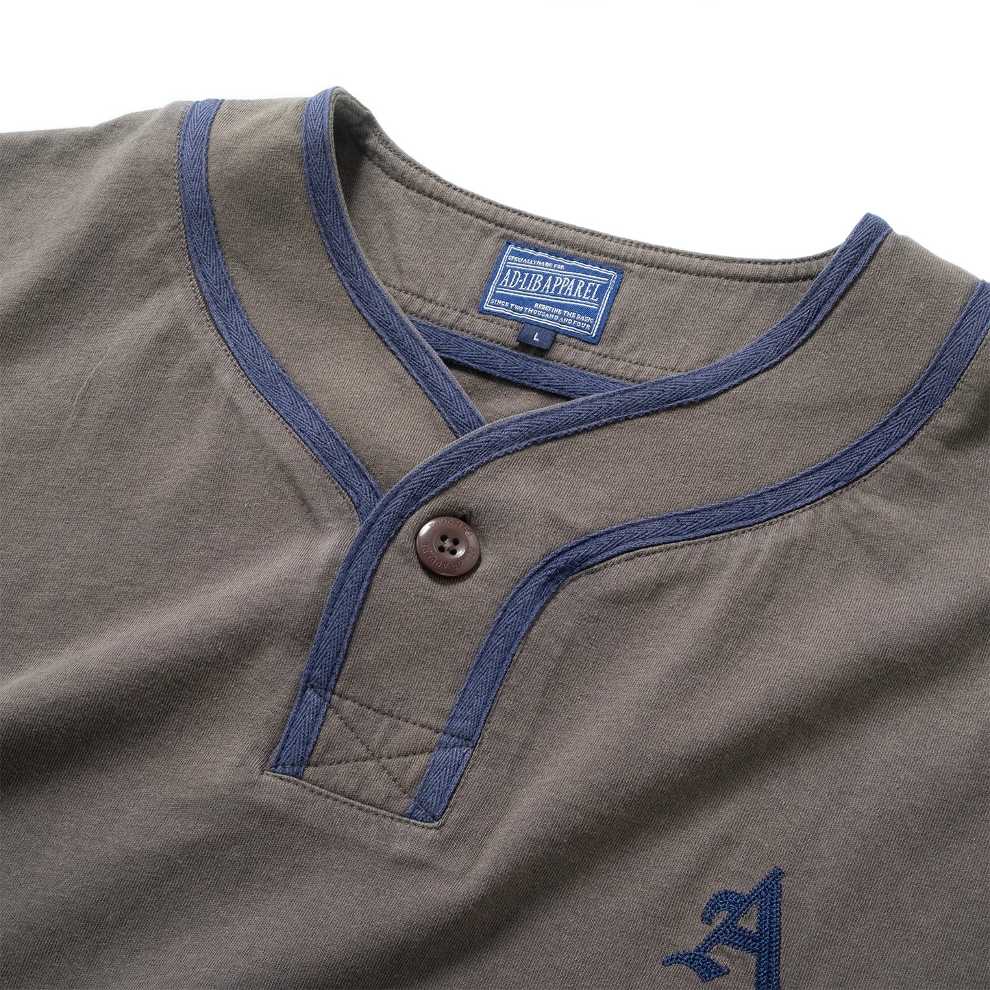 (TP1796) Baseball Collar Tee