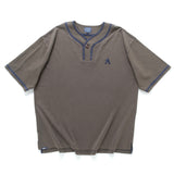 (TP1796) Baseball Collar Tee