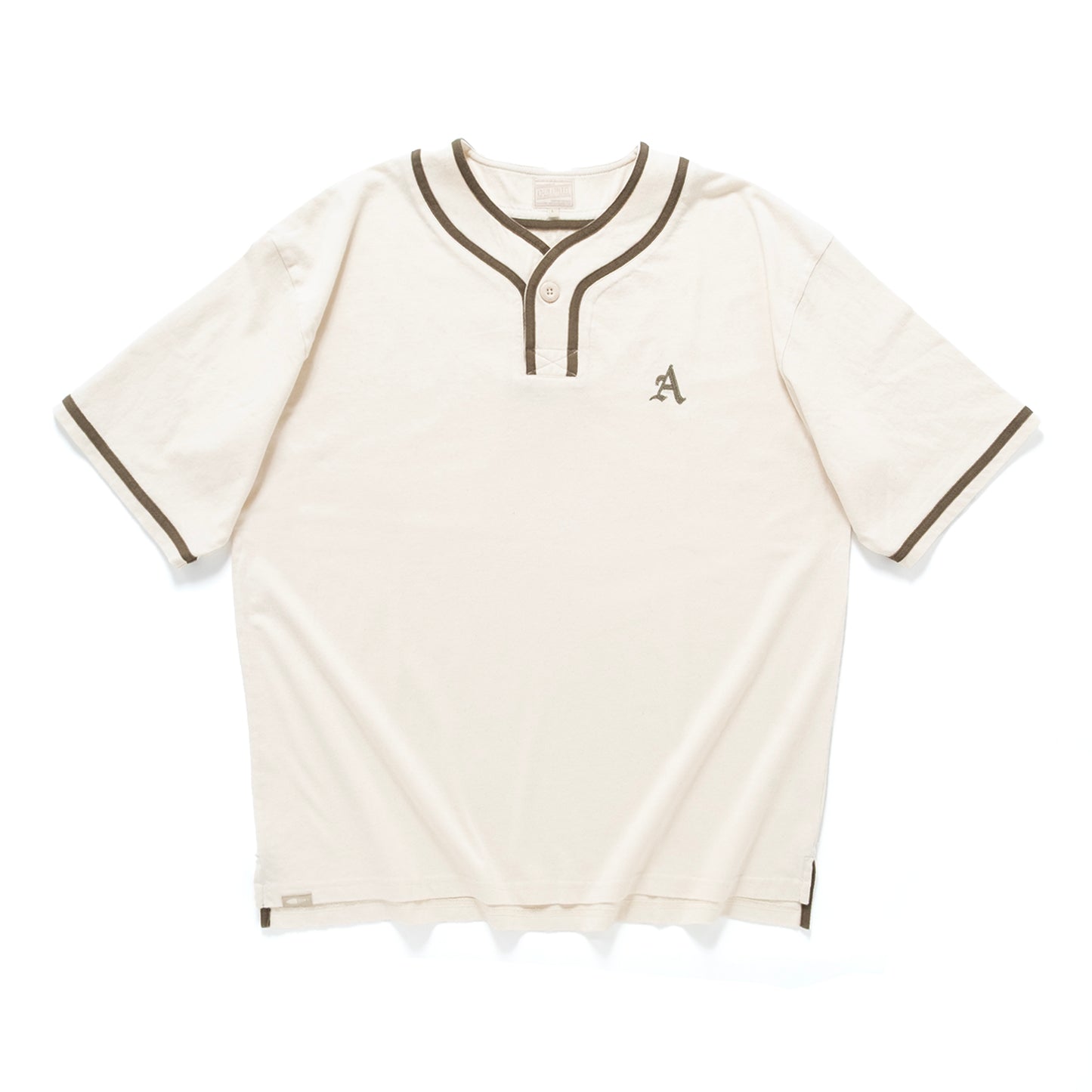 (TP1796) Baseball Collar Tee