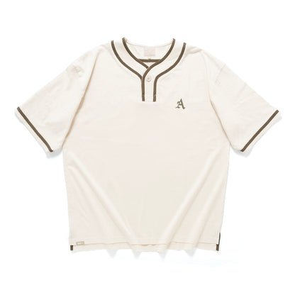 (TP1796) Baseball Collar Tee