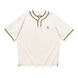 (TP1796) Baseball Collar Tee