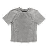 (TP1819) Washed Ripped Tee