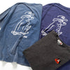 (EX683) Embroidery Washed Tee