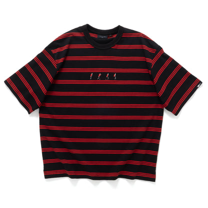 (TP1816) MJ Embroidery Stripes Tee