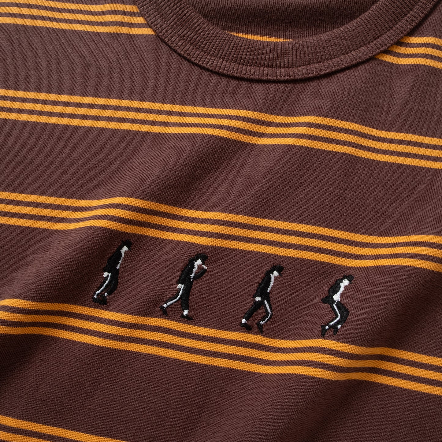 (TP1816) MJ Embroidery Stripes Tee