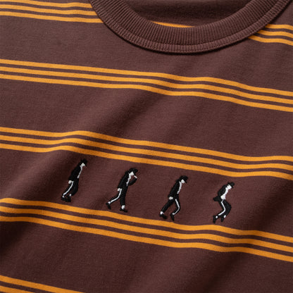 (TP1816) MJ Embroidery Stripes Tee