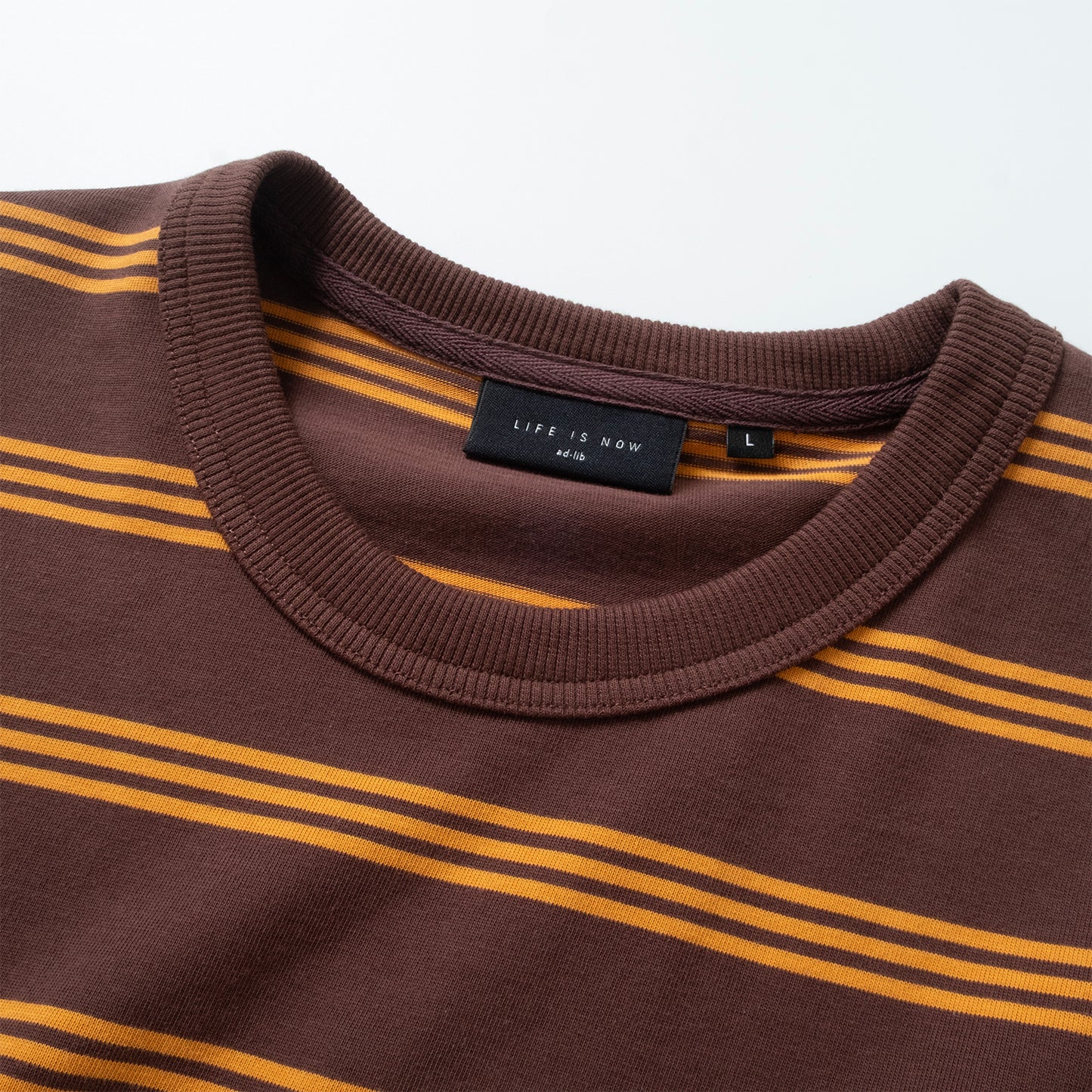 (TP1816) MJ Embroidery Stripes Tee