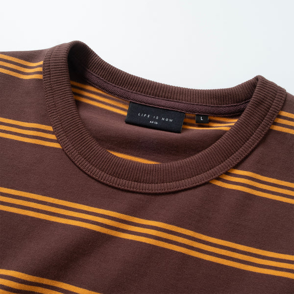 (TP1816) MJ Embroidery Stripes Tee