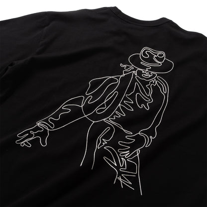 (TP1814) MJ Outline Embroidery Tee