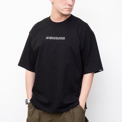 (TP1814) MJ Outline Embroidery Tee