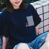(EX685) Embroidery Pocket Tee