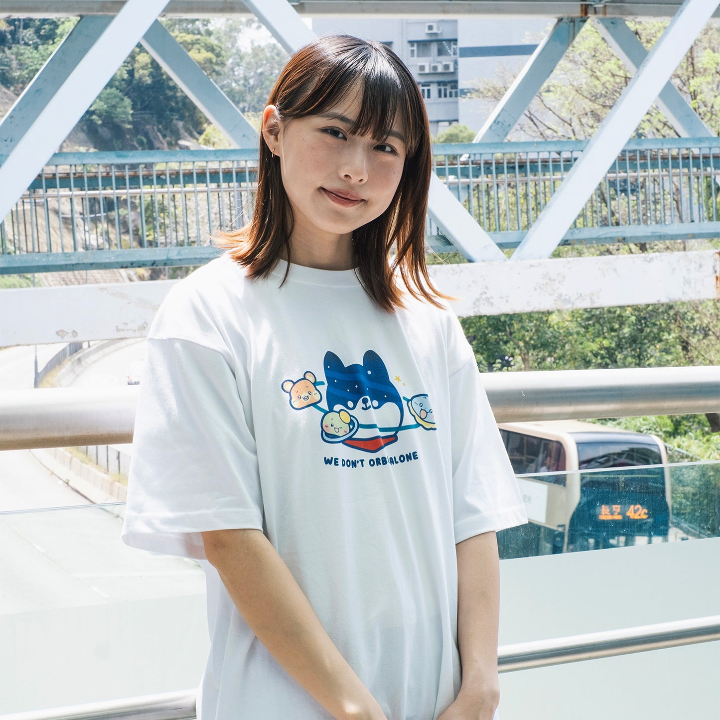 (EX694) Planet 圖案 Tee