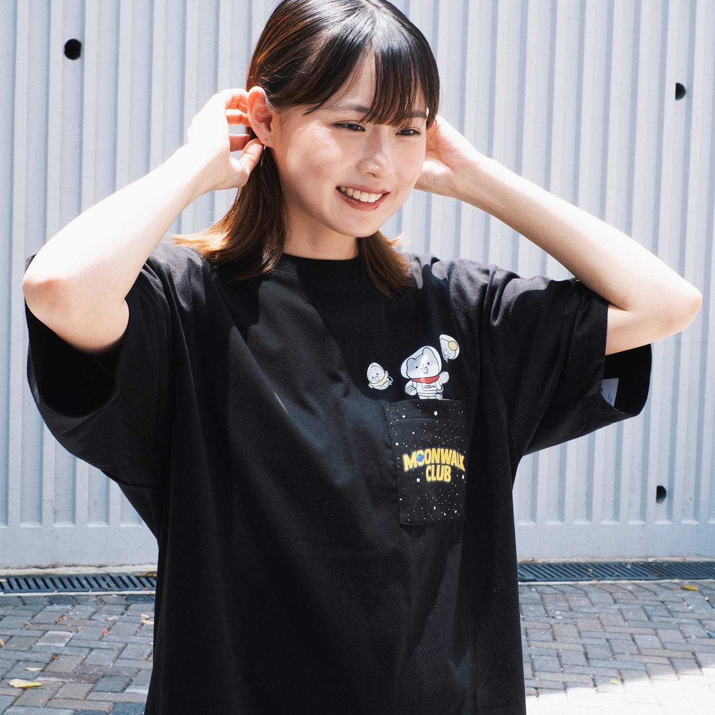 (EX693) 圖案口袋Tee