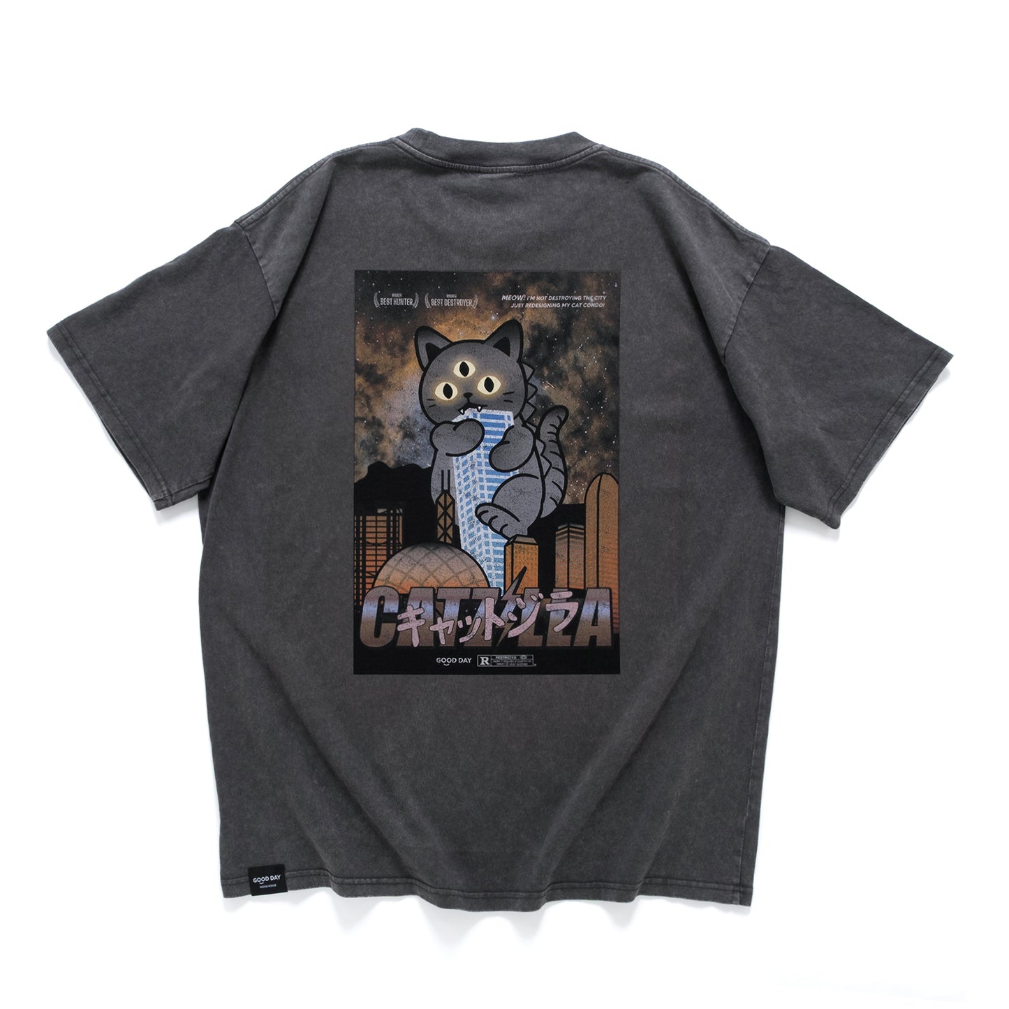 (ZT1877) Catzilla Movie Graphic Tee