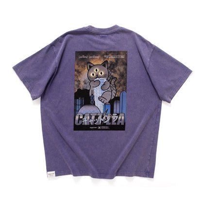 (ZT1877) Catzilla Movie Graphic Tee