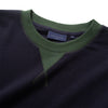 (TP1838) Contrast Rib Waffle Tee