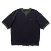 (TP1838) Contrast Rib Waffle Tee