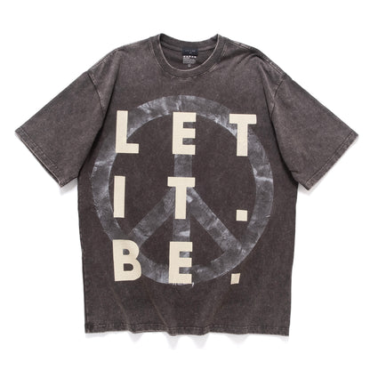(ZT1875) LET IT BE Message Tee