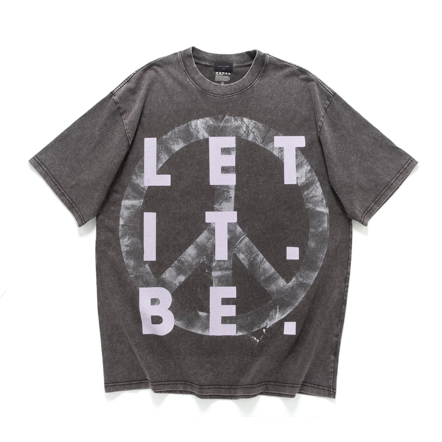(ZT1875) LET IT BE Message Tee