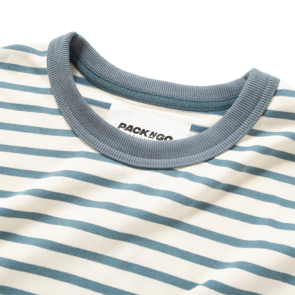 (TP1876) Stripes Pocket Tee