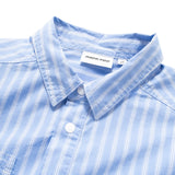 (ST528) 2 Ways Stripes Shirt