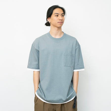 (EX613) Parade Graphic Washed Long Sleeve Tee